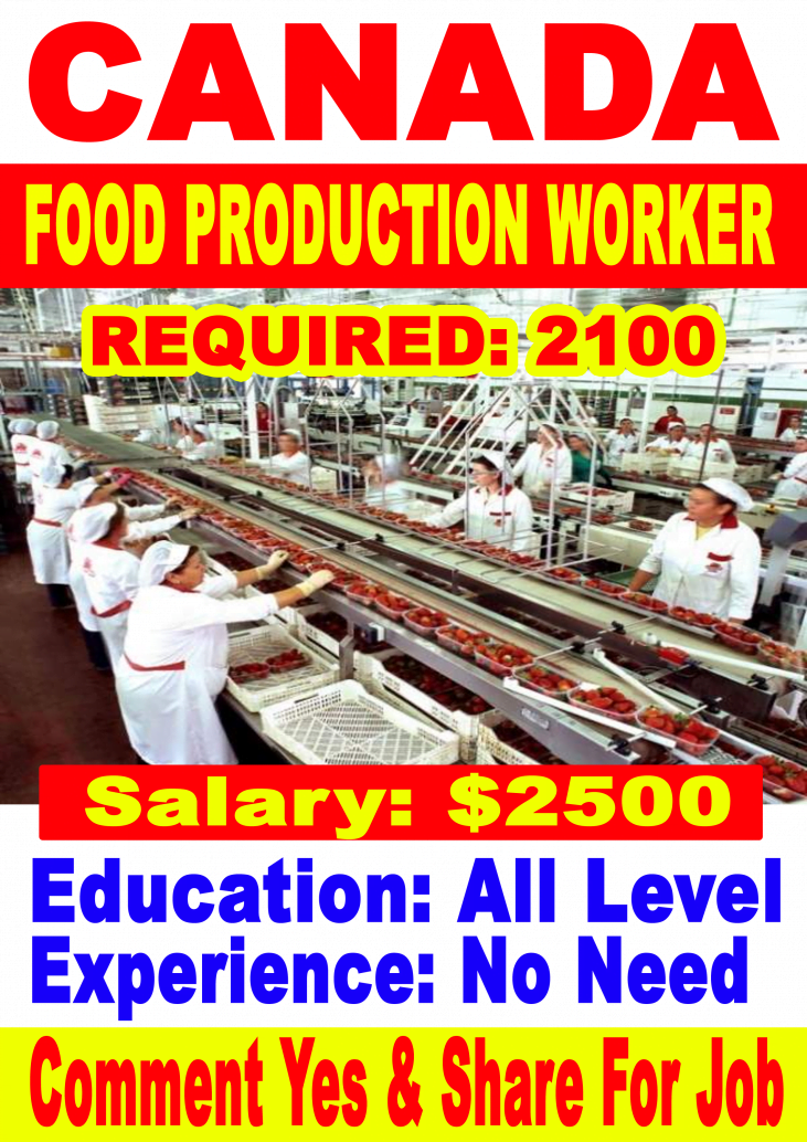 Food Production Jobs In Canada