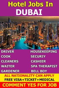 Hotel Jobs Open In Dubai