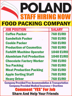Staff Hiring Now In Poland
