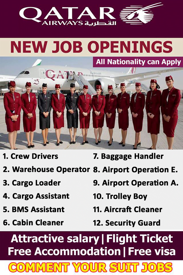 New Job Opening In Qatar Airways