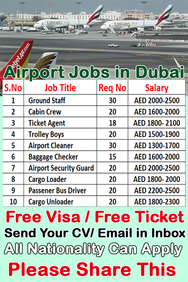 Airport Jobs In Dubai