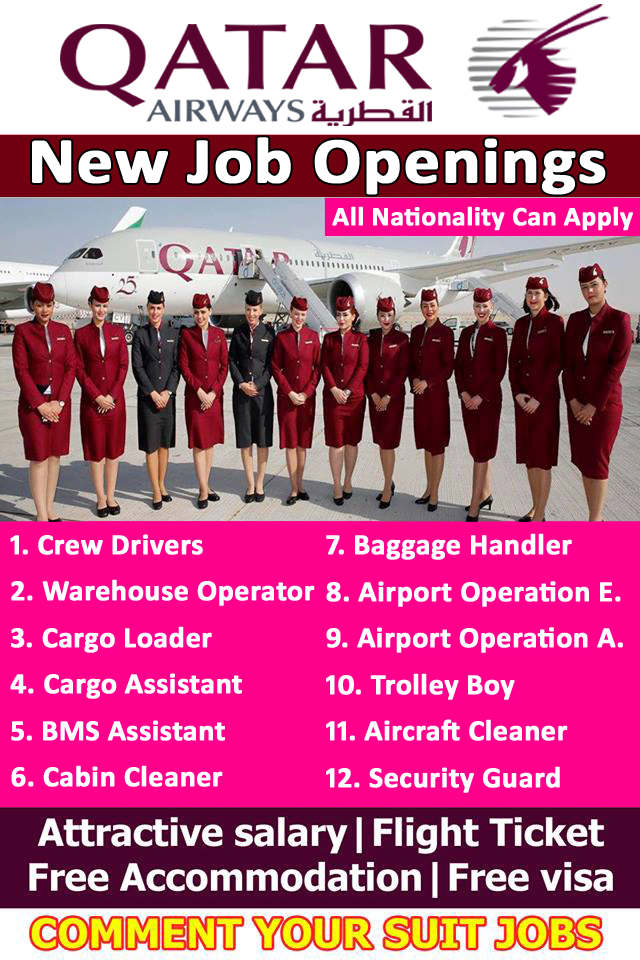 New Jobs Opening In Qatar Airways