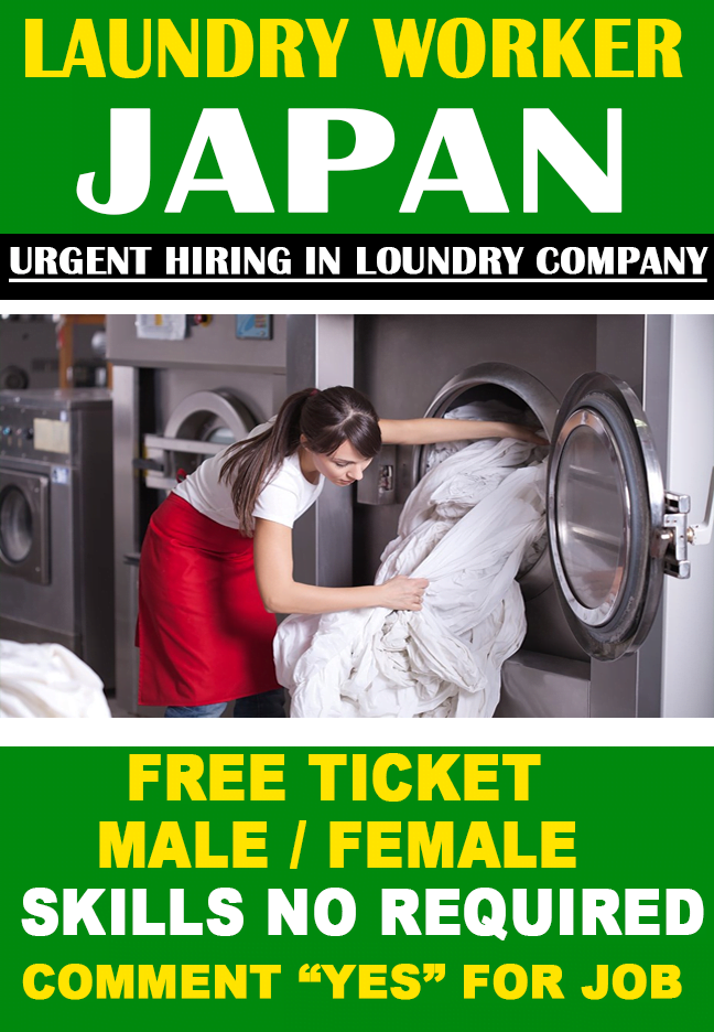 Laundry Worker Wanted In Japan