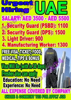 Security Jobs at Dubai