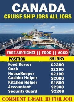 Cruise ship jobs no experience canada