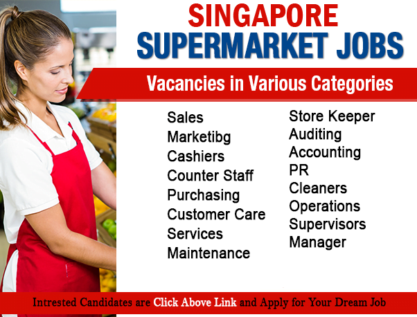 Supermarket Jobs Hiring In Singapore