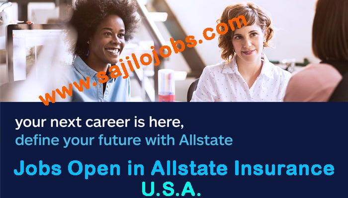 Careers Opening in Allstate Insurance / Job Vacancies in Allstate insurance