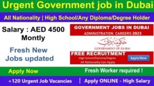 Government Jobs Resume in Dubai