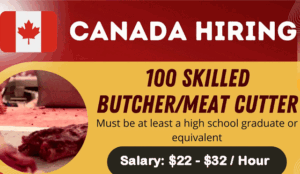Urgent Butcher Jobs near me in Canada