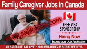 Caregiver jobs in Canada with visa sponsorship