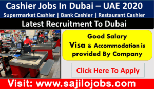 Cashier jobs in Dubai for freshers