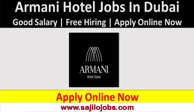 General Housekeeping Jobs in Armani Hotel