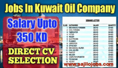 Kuwait Oil Company Helper jobs