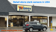 Retail store clerk careers in USA