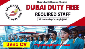 Dubai Duty Free Careers for Freshers